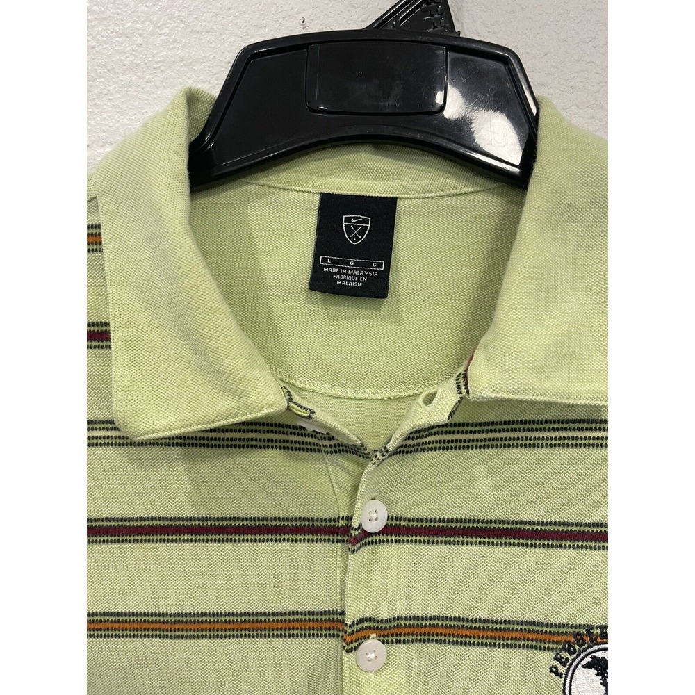 Pebble Beach Golf Links - Pebble Beach Golf Polo Shirt Men's Size Large- Nike - Picture 2 of 6